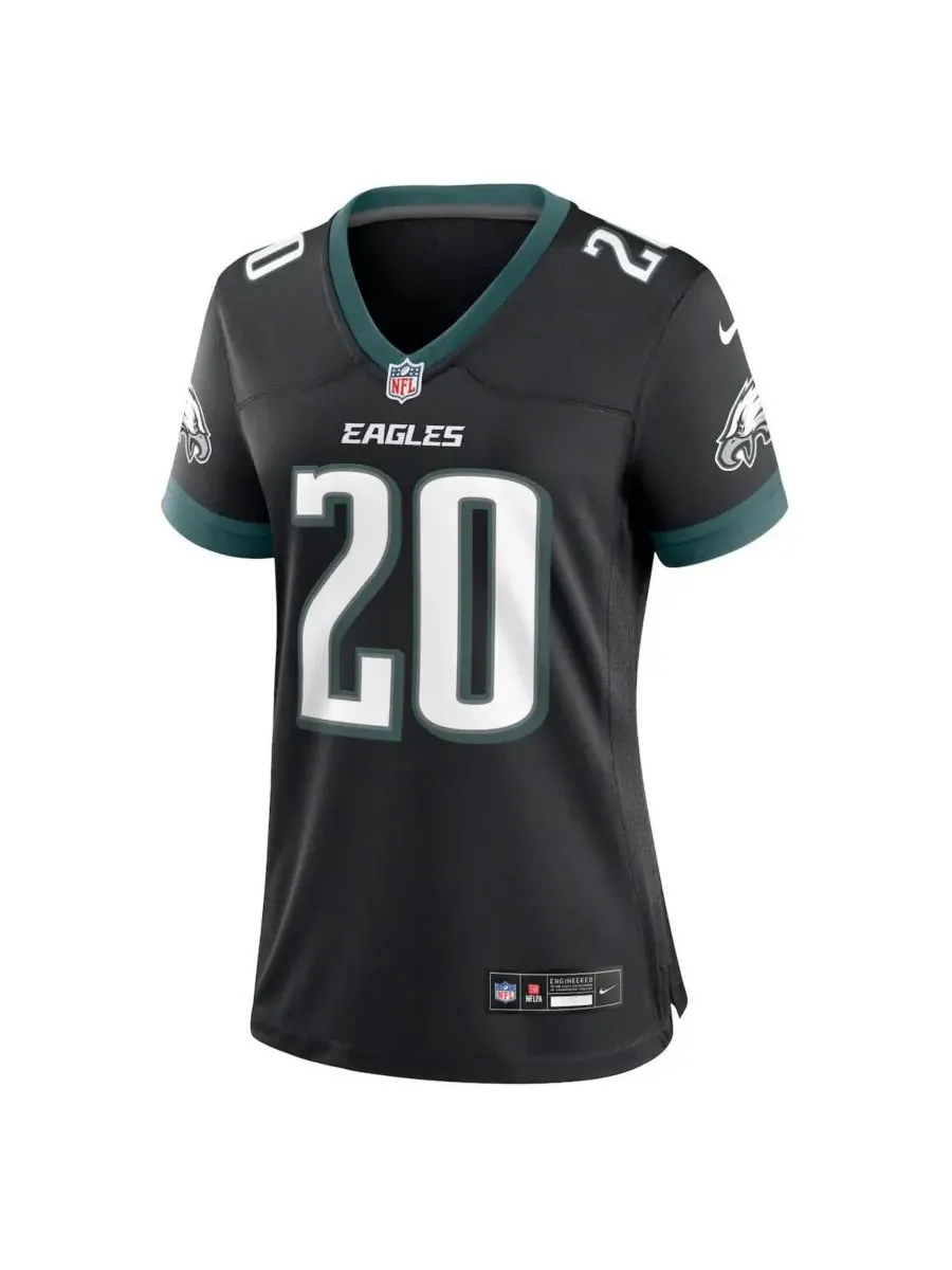 Женская альтернативная игровая футболка Брайана Докинса из команды Philadelphia Eagles Nike — изображение 3 из 3, черный