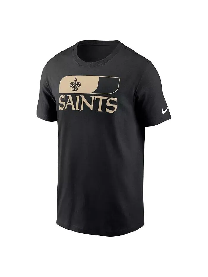 Мужская черная футболка New Orleans Saints Air Essential Nike — изображение 3 из 3