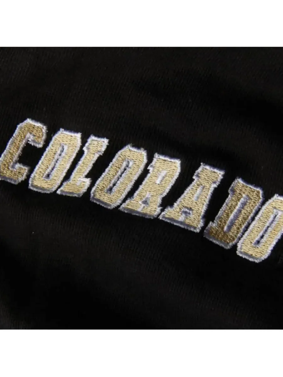 Stadium Athletic Женская черная толстовка с капюшоном Colorado Buffaloes с большим логотипом — изображение 2 из 3, черный