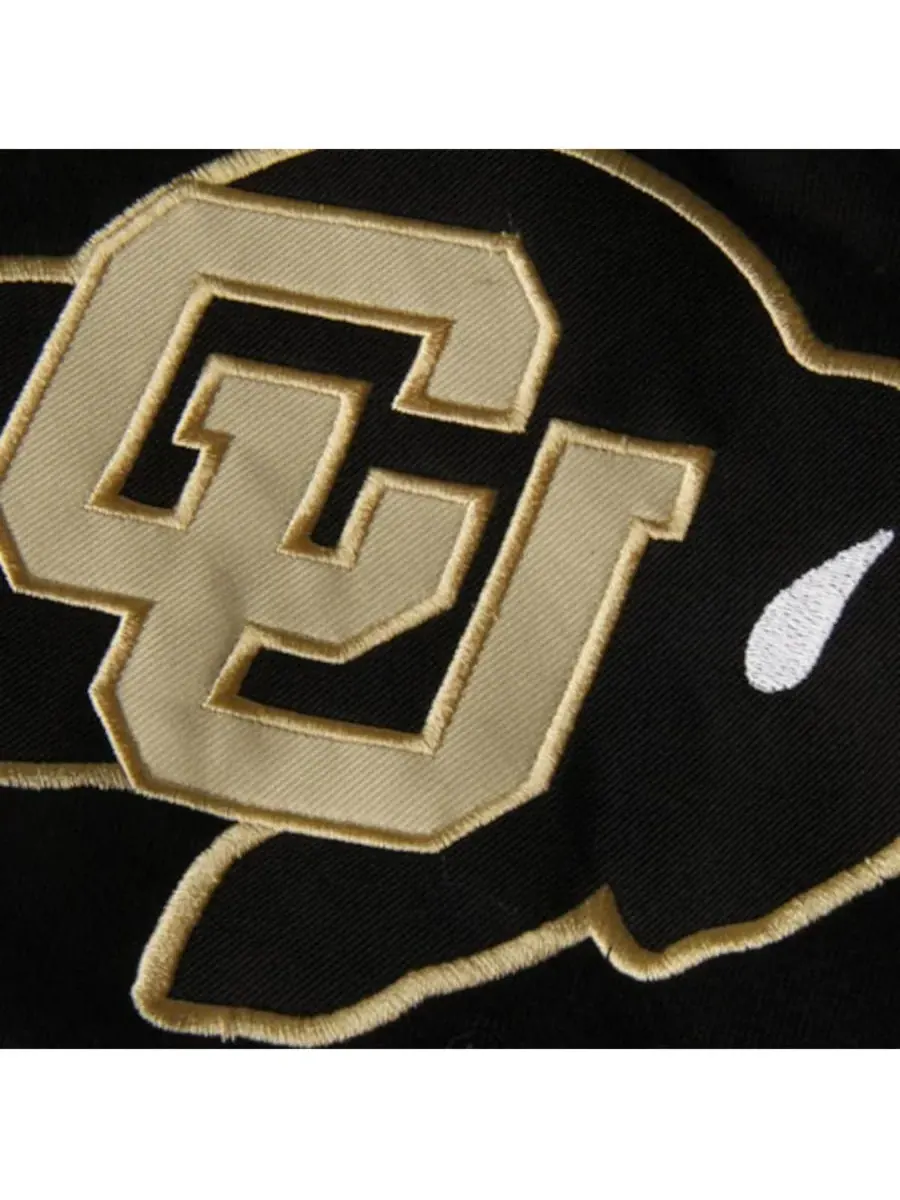 Stadium Athletic Женская черная толстовка с капюшоном Colorado Buffaloes с большим логотипом — изображение 3 из 3, черный