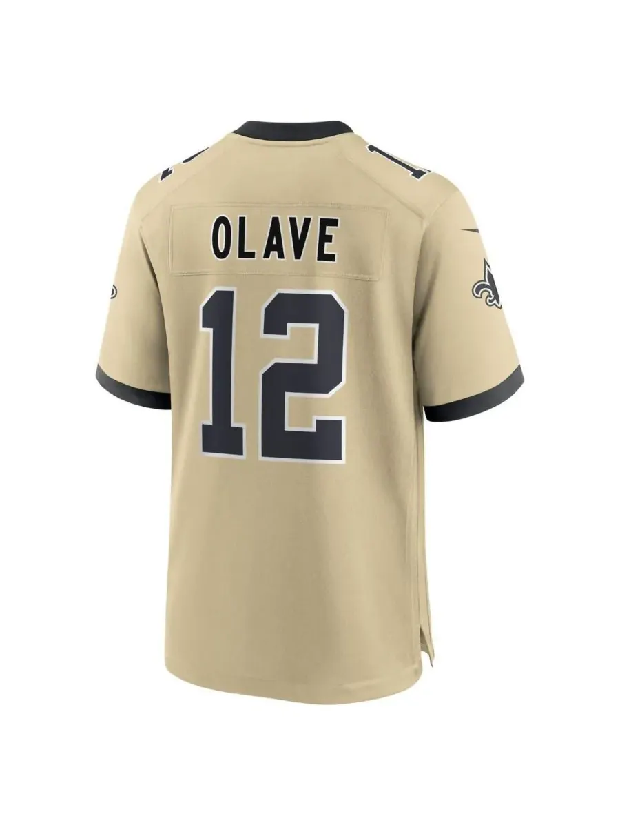 Nike Big Boys and Girls Chris Olave Gold New Orleans Saints Gameday Golds Alternate Game Player — изображение 3 из 3, золото