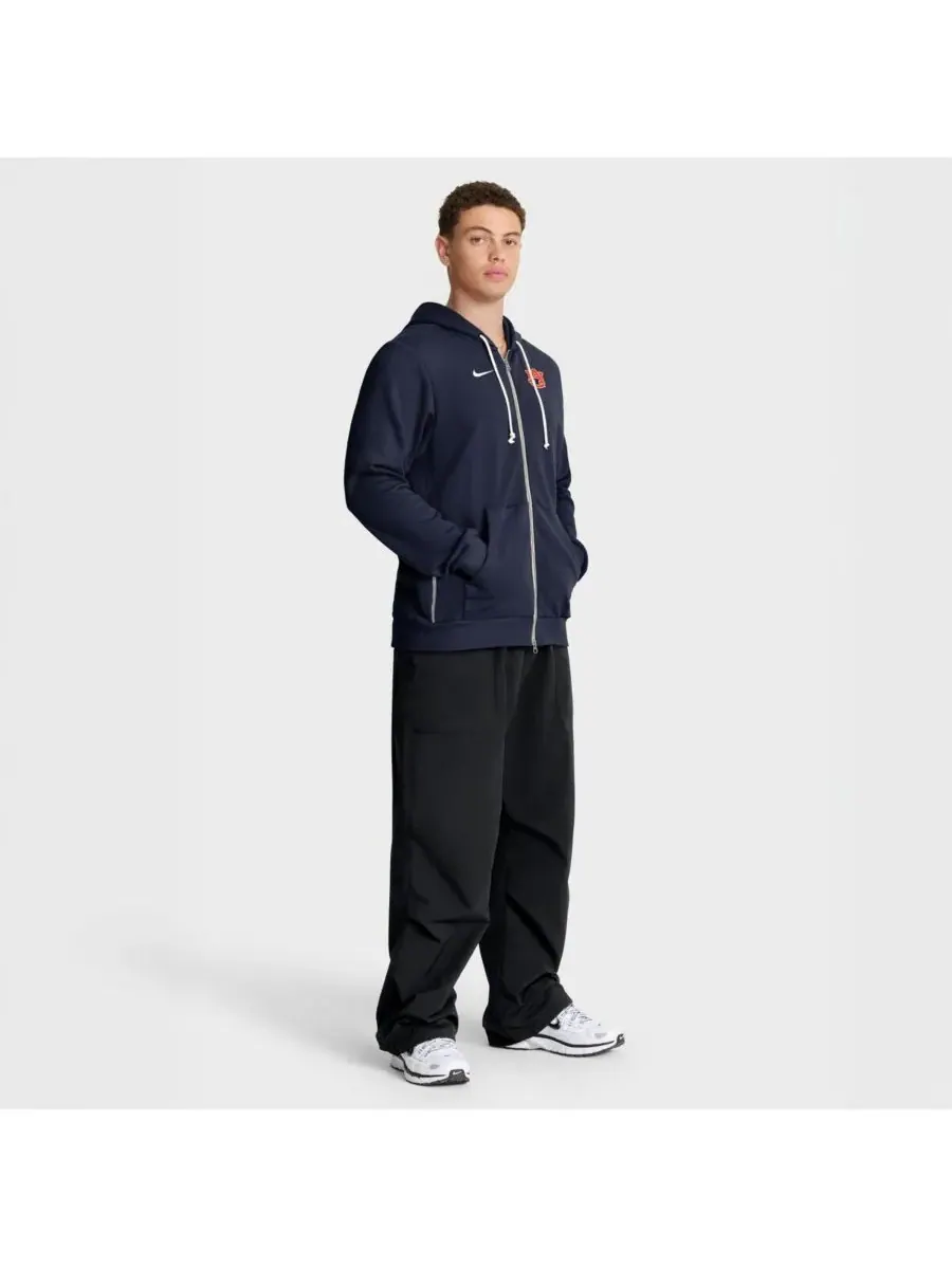 Nike Мужская темно-синяя толстовка на молнии Auburn Tigers 2025 Sideline Standard Issue Dri-FIT — изображение 5 из 5