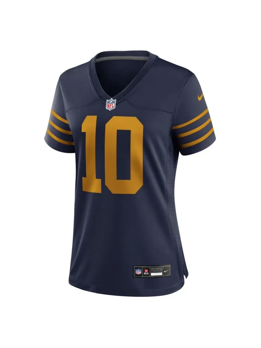 Nike Женская футболка Jordan Love Navy Green Bay Packers The 1923 Classic Game Jersey — изображение 3 из 3, темно-синий