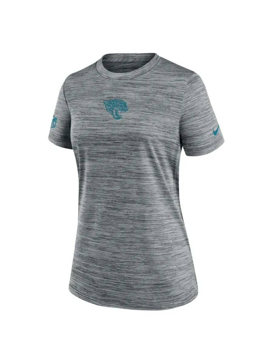 Nike Женская серая футболка Jacksonville Jaguars Sideline Velocity Performance — изображение 2 из 3, серый