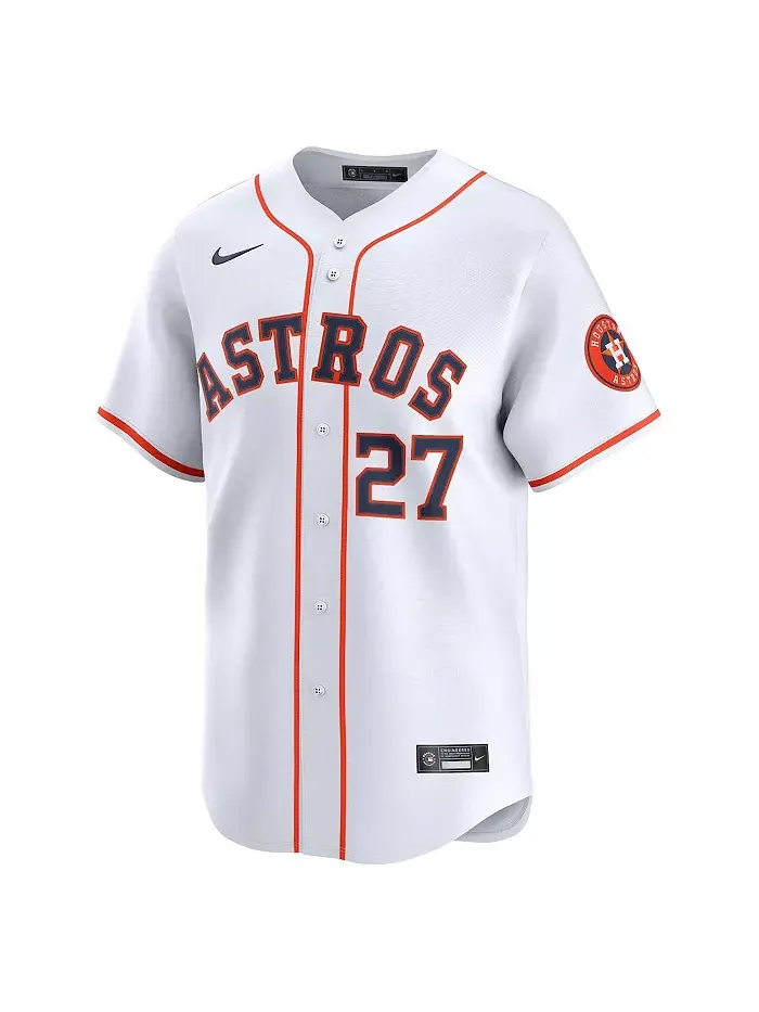 Мужская серая дорожная лимитированная джерси Houston Astros с именем Jose Altuve Nike — изображение 2 из 3