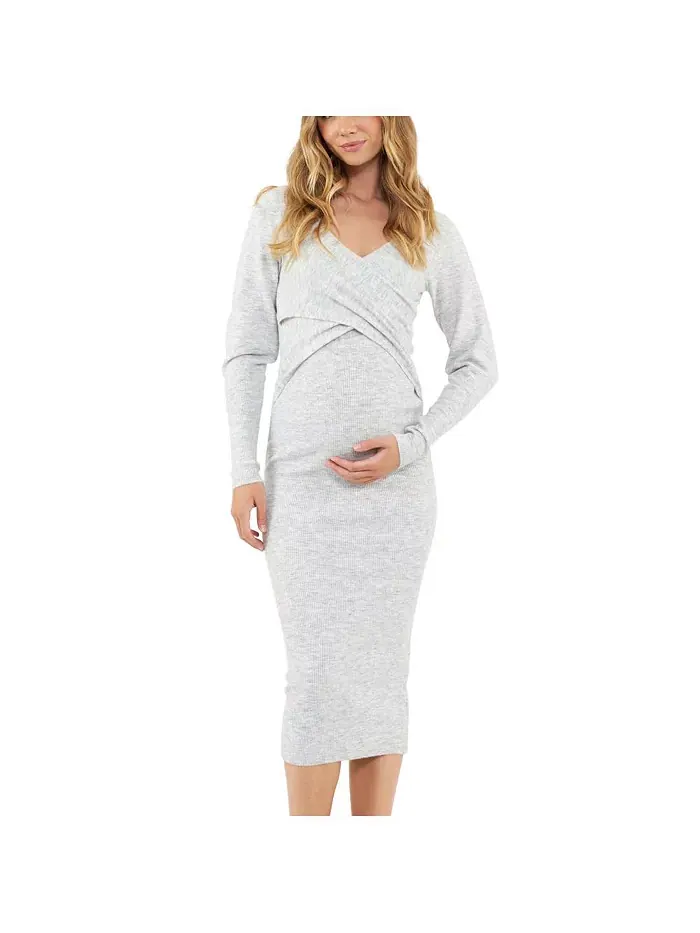 Трикотажное платье Heidi для беременных и кормящих мам Ripe Maternity — изображение 1 из 3