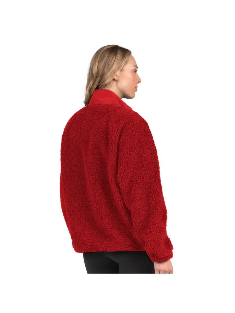 Starter Женская красная куртка Kansas City Chiefs On the Ball Sherpa — изображение 2 из 2, красный