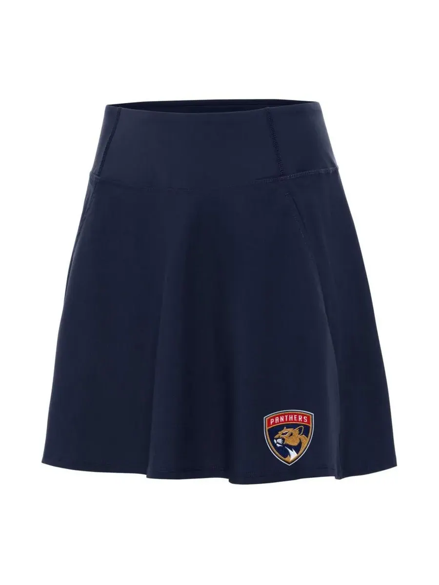 Antigua Женская темно-синяя юбка-шорты Florida Panthers Chip Skort — изображение 1 из 1, темно-синий