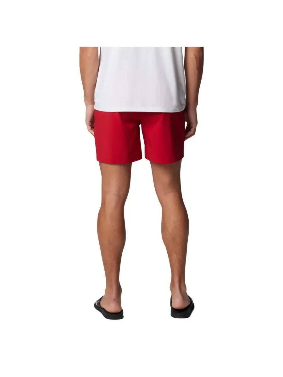 Columbia Мужские шорты Crimson Alabama Crimson Tide PFG Terminal Roamer Omni-Shade Stretch Shorts — изображение 2 из 2