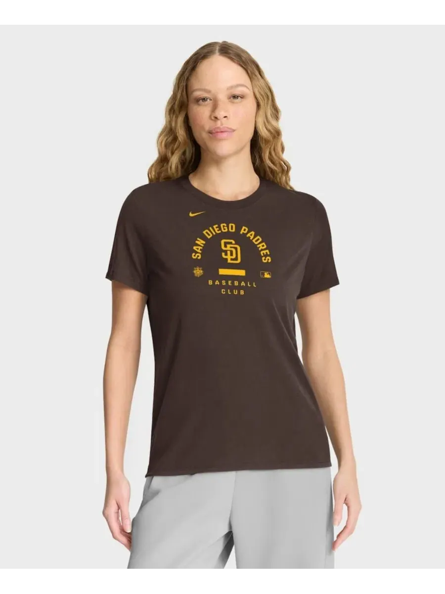 Футболка с коротким рукавом Early Work Tri-Blend Dri-FIT Nike — изображение 1 из 5, коричневый