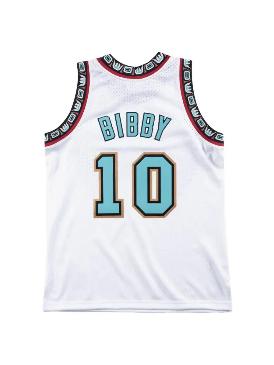 Майка баскетбольная с принтом Mike Bibby 1998/99 Vancouver Grizzlies Mitchell & Ness — изображение 3 из 4, белый