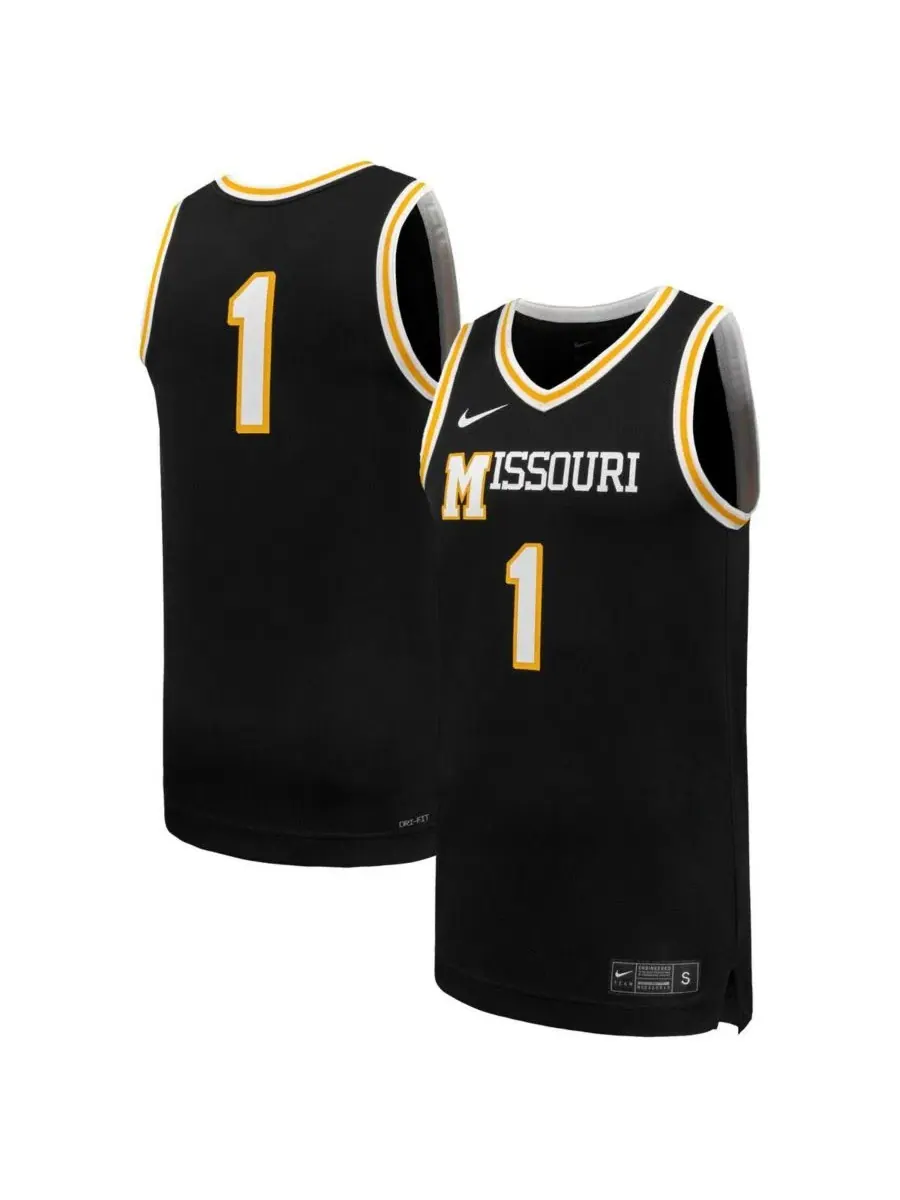 Мужская баскетбольная джерси Nike Missouri Tigers Replica — изображение 1 из 3, черный