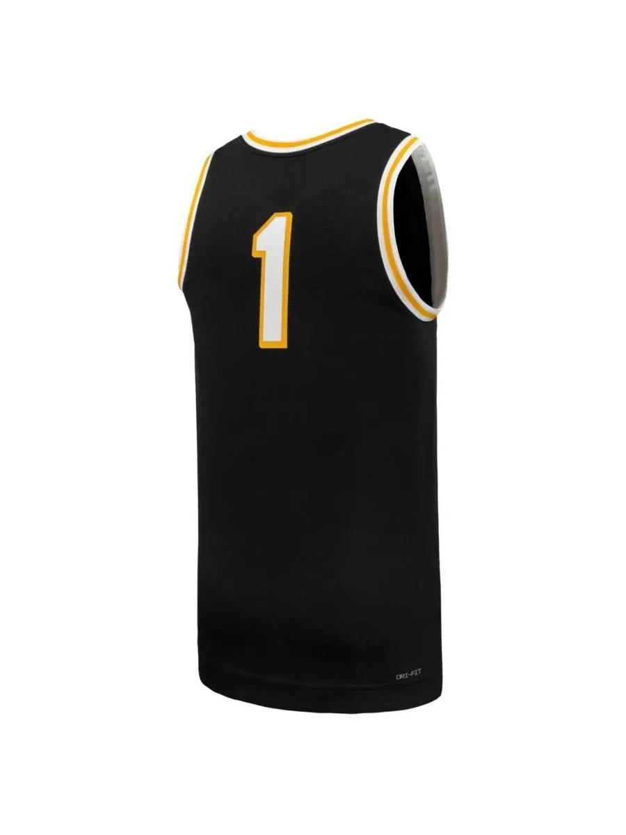 Мужская баскетбольная джерси Nike Missouri Tigers Replica — изображение 3 из 3, черный