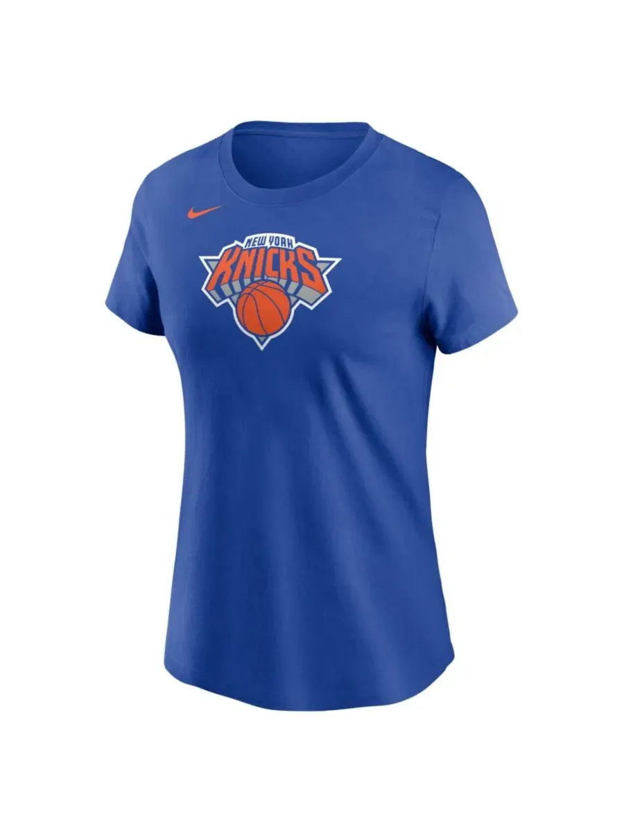 Футболка с коротким рукавом New York Knicks Nike — изображение 1 из 1, синий