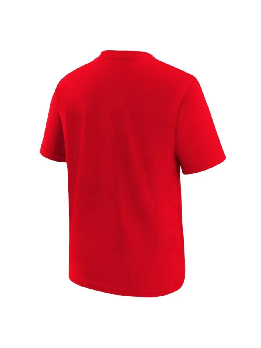 Детская футболка с принтом Cincinnati Reds, модель Large Logo Nike — изображение 2 из 3, красный