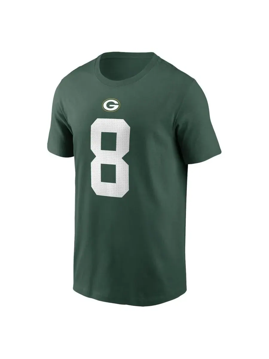 Fanatics Мужская футболка Nike с именем и номером игрока команды Green Bay Packers Джоша Джейкобса — изображение 3 из 3