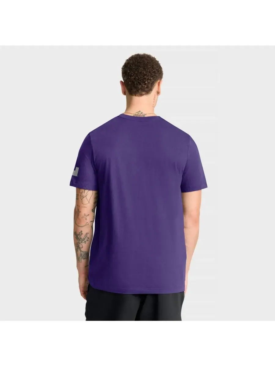 Nike Мужская фиолетовая футболка LSU Tigers Legacy Arch — изображение 2 из 5, фиолетовый