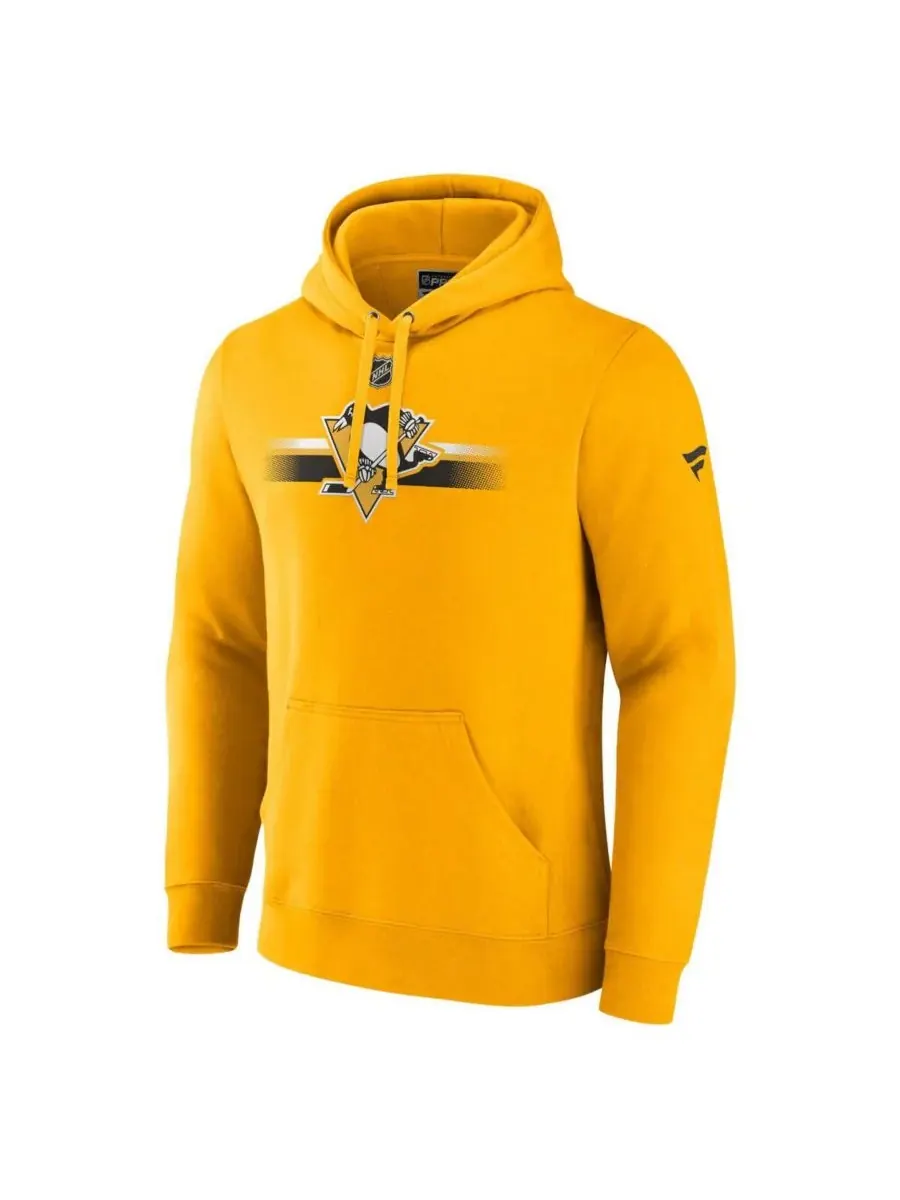 Мужская золотистая толстовка с капюшоном Pittsburgh Penguins Authentic Pro Secondary Pullover — изображение 3 из 3, золото