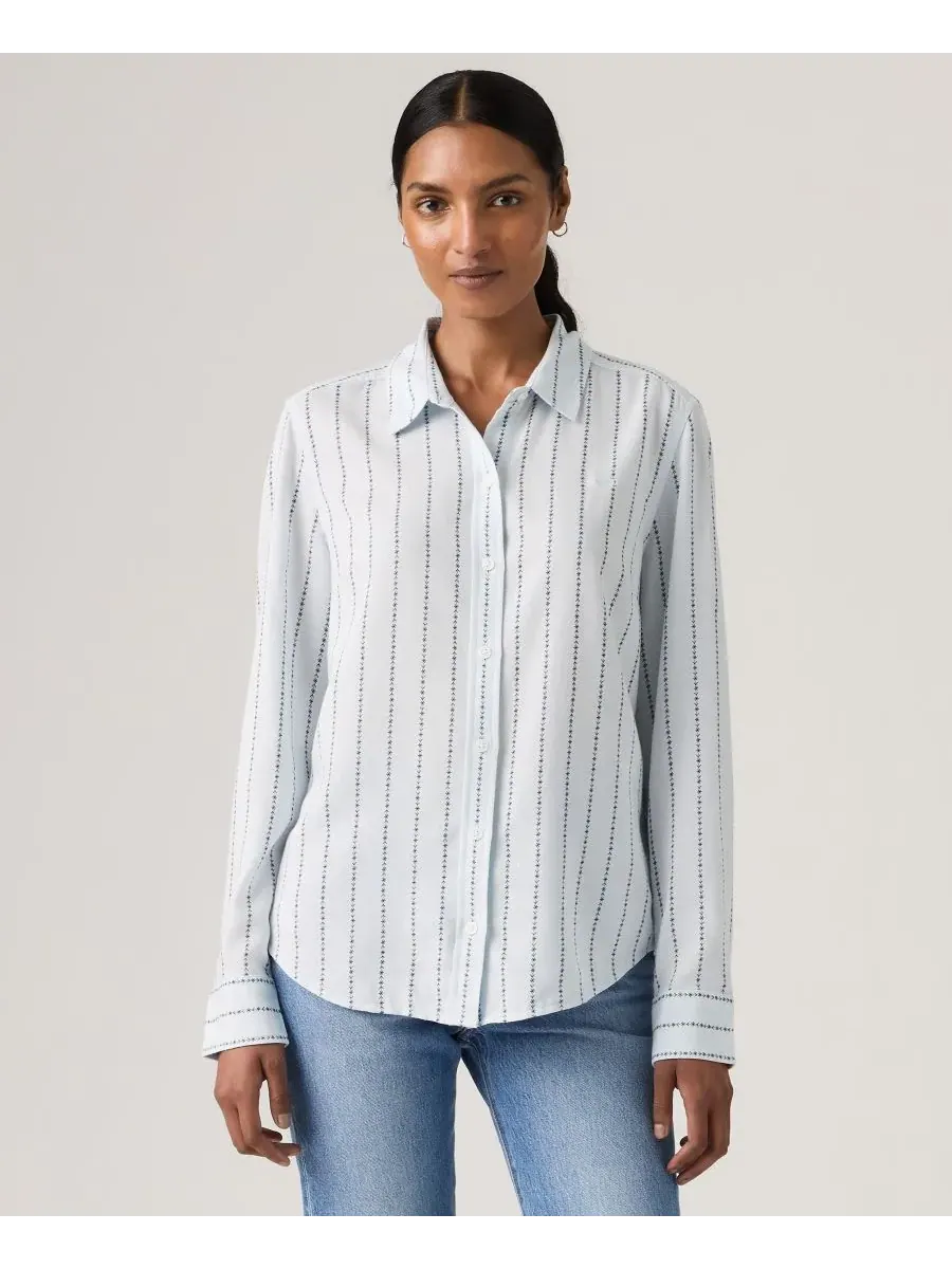 Рубашка Levi's Women's Classic Button-Up, Daisy Stripe — изображение 2 из 4