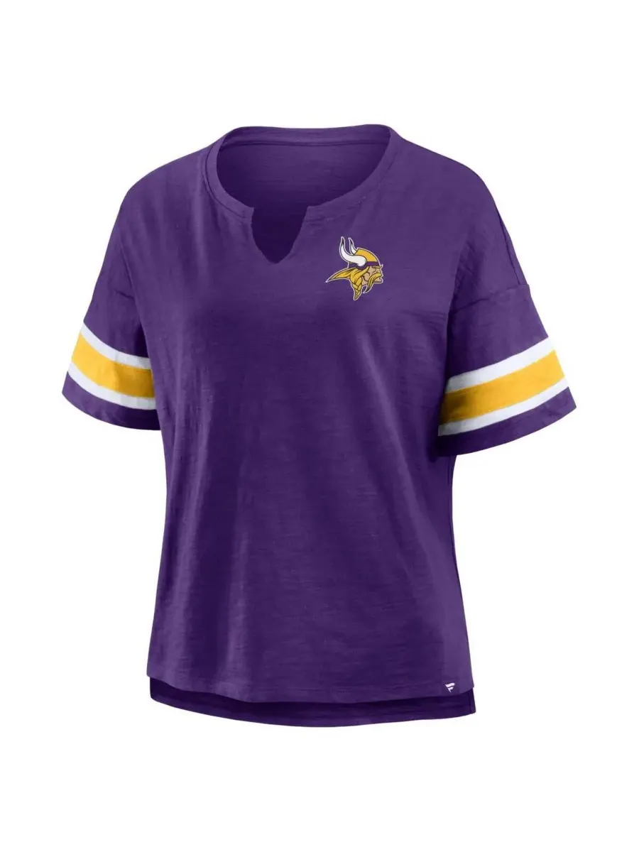Fanatics Женская фиолетовая футболка Minnesota Vikings Redzone Curl Route — изображение 2 из 3, фиолетовый
