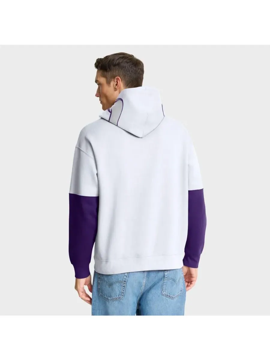 Fanatics Мужская белая толстовка с капюшоном в виде шлема команды Minnesota Vikings Alt — изображение 3 из 5, белый