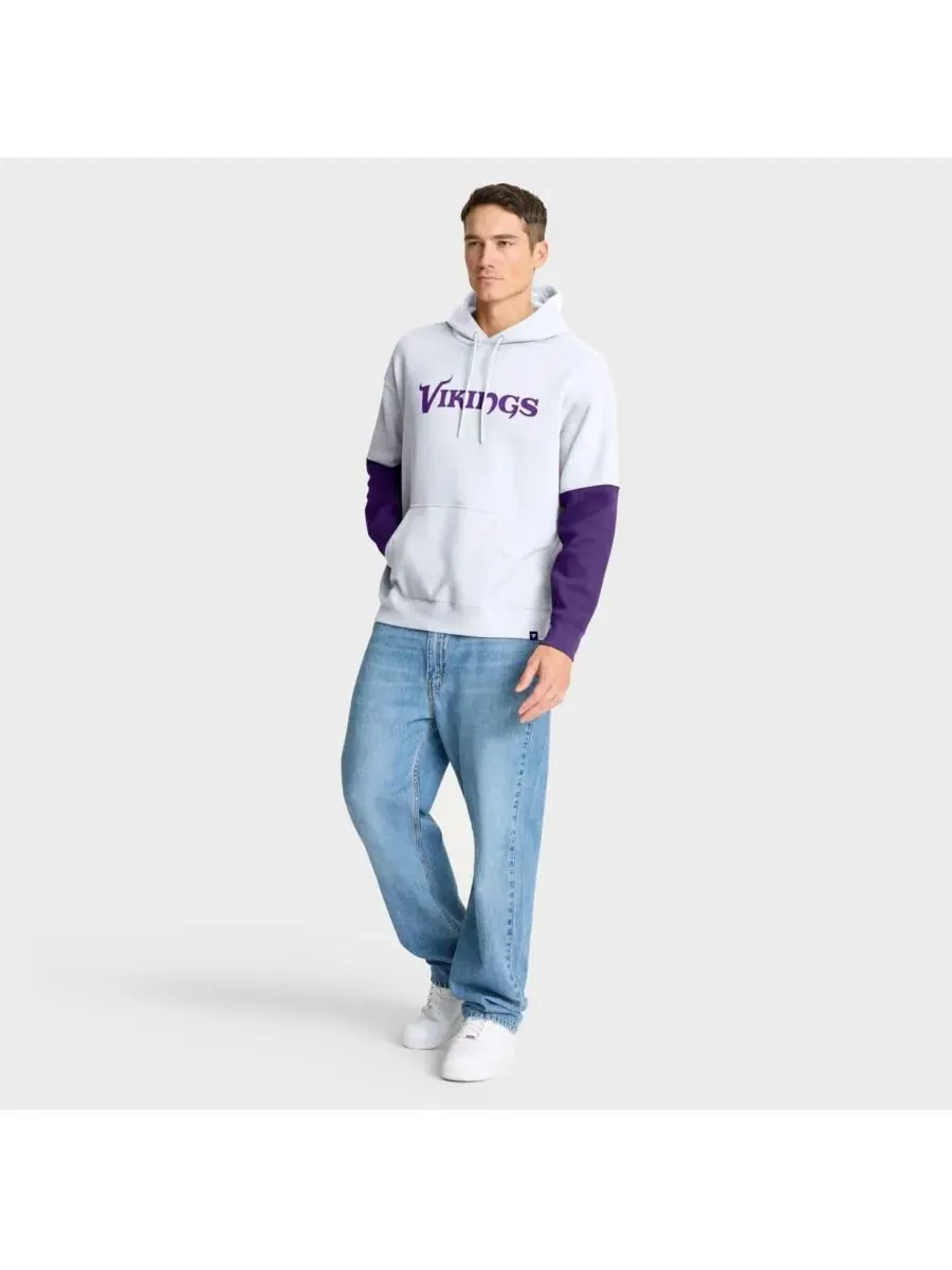 Fanatics Мужская белая толстовка с капюшоном в виде шлема команды Minnesota Vikings Alt — изображение 4 из 5, белый