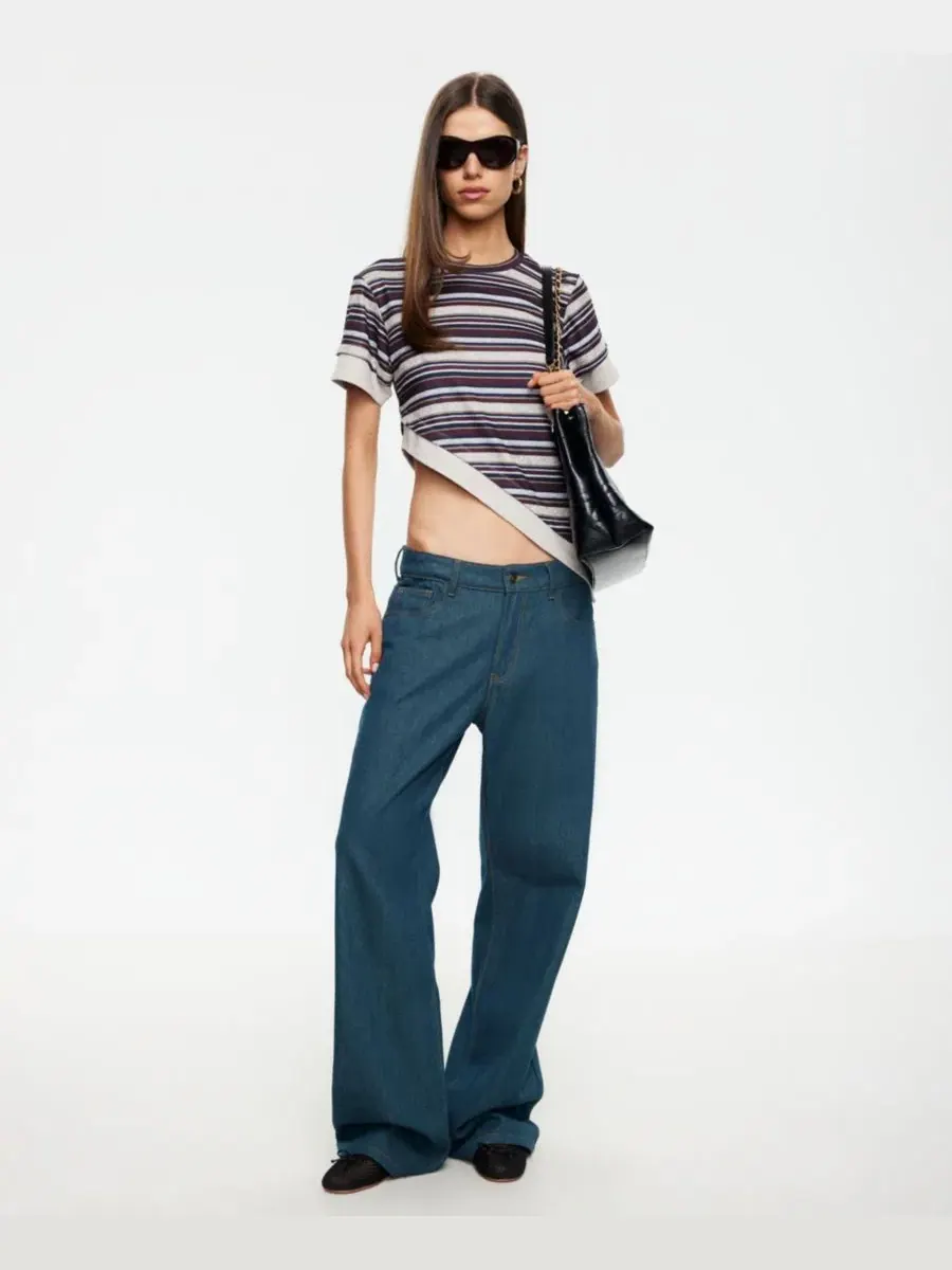Топ с асимметричным низом Vintage Stripe Lioness — изображение 2 из 6