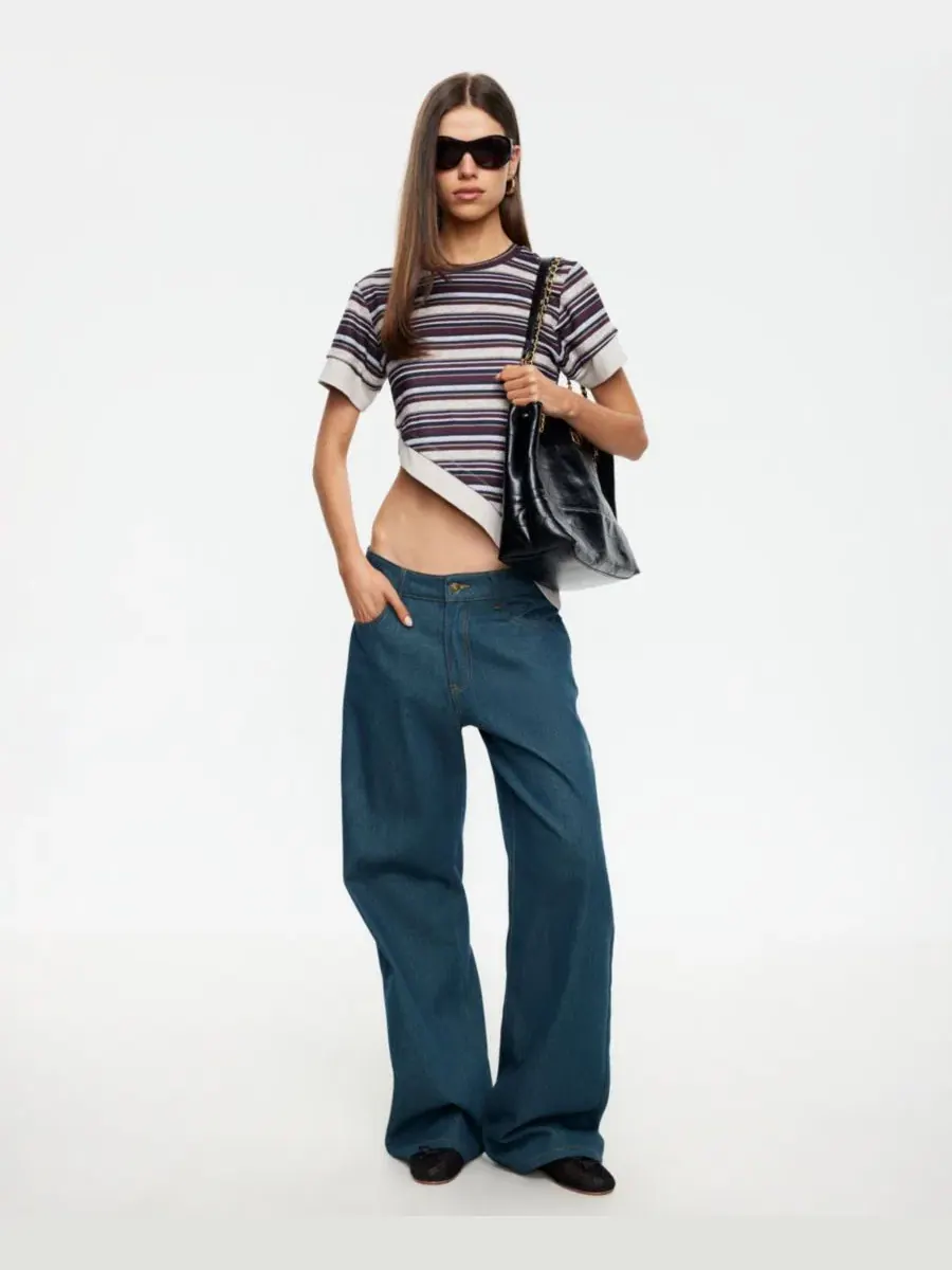 Топ с асимметричным низом Vintage Stripe Lioness — изображение 3 из 6