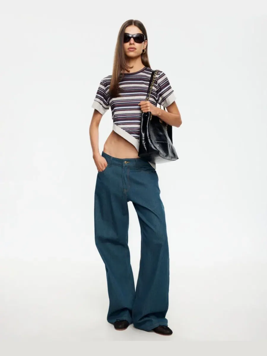 Топ с асимметричным низом Vintage Stripe Lioness — изображение 4 из 6