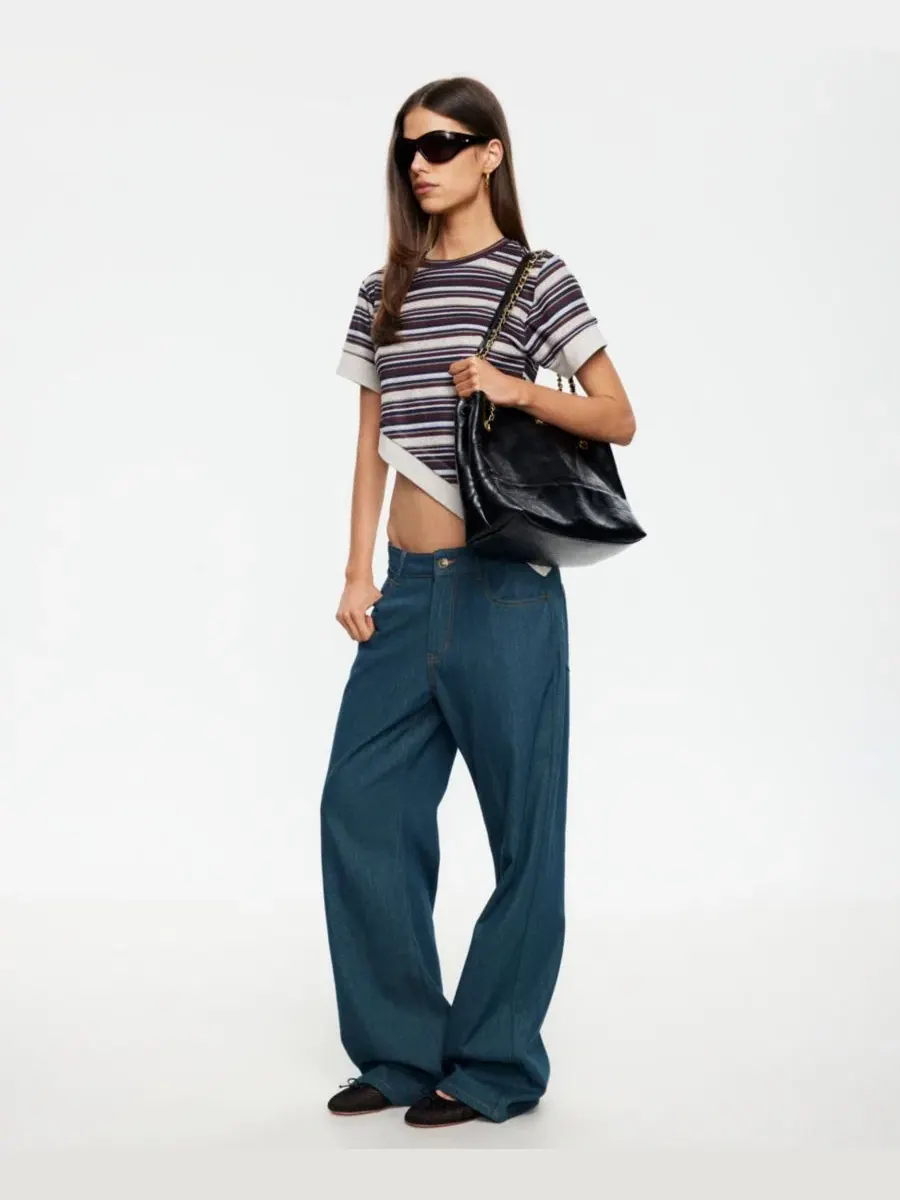 Топ с асимметричным низом Vintage Stripe Lioness — изображение 5 из 6