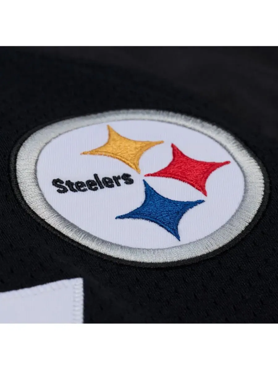 Мужская черная футболка Mitchell Ness Ben Roethlisberger Pittsburgh Steelers 2004 года Mitchell & — изображение 5 из 5