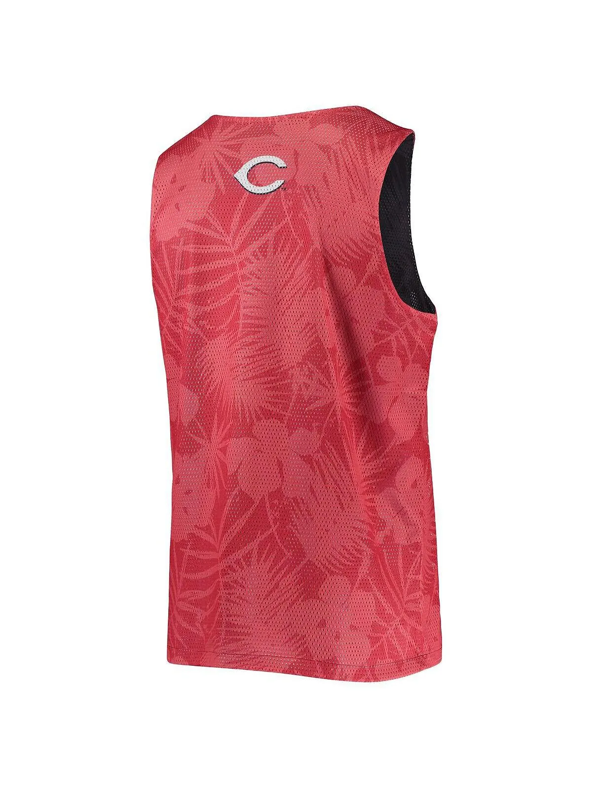 Мужская красная двусторонняя сетчатая майка cincinnati reds с цветочным принтом FOCO — изображение 3 из 4, красный