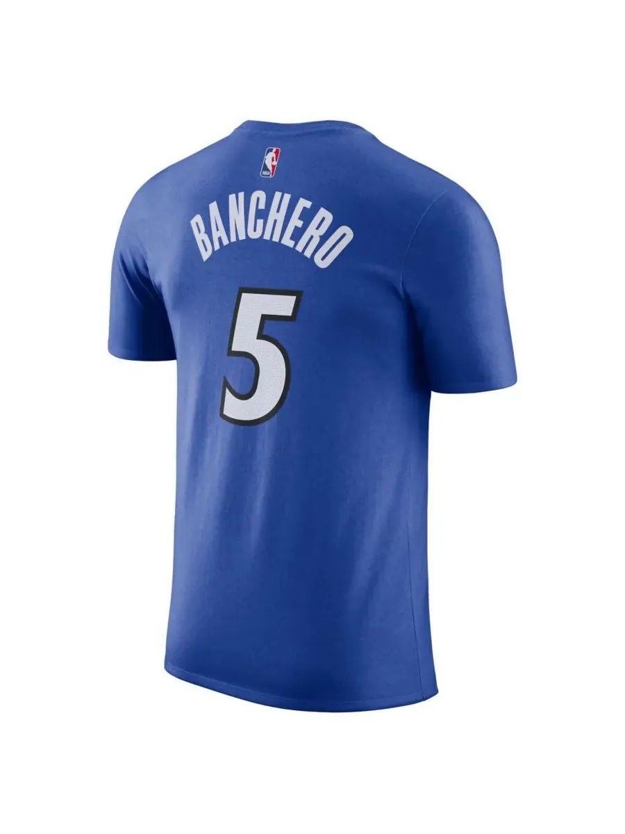 Nike Мужская синяя футболка Paolo Banchero Orlando Magic Icon Edition с номером игрока — изображение 3 из 3, синий