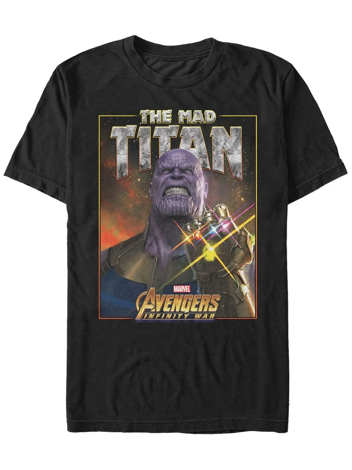 Мужская футболка с коротким рукавом marvel avengers infinity war the mad titan Fifth Sun — изображение 1 из 1, черный