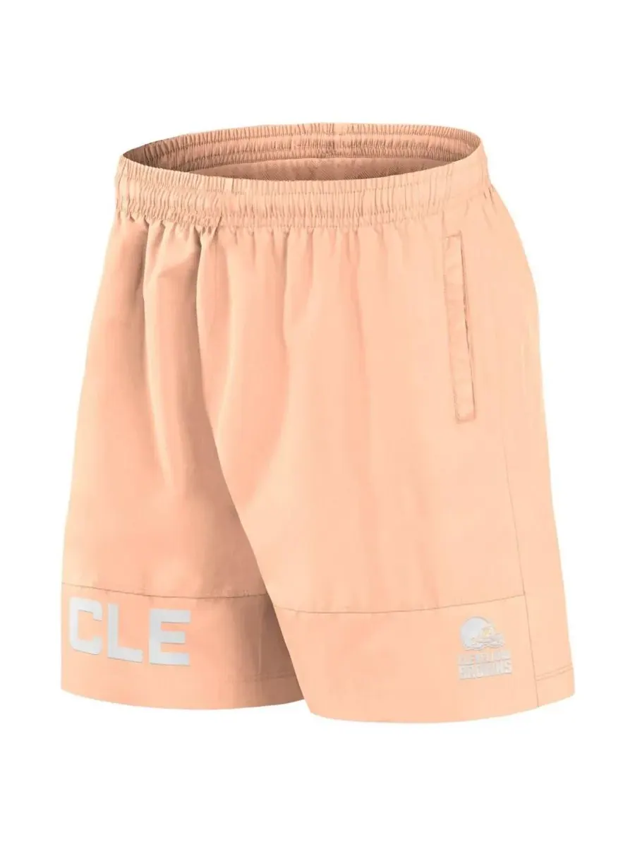Fanatics Мужские светло-розовые шорты Elements с символикой команды Cleveland Browns — изображение 2 из 3, розовый