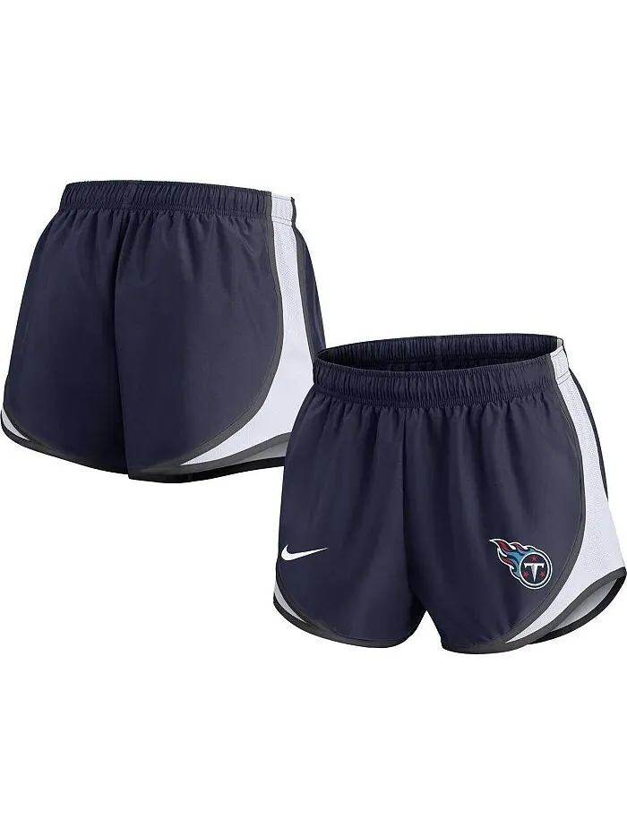 Женские темно-синие шорты Tennessee Titans Performance Tempo Nike — изображение 1 из 3, темно-синий