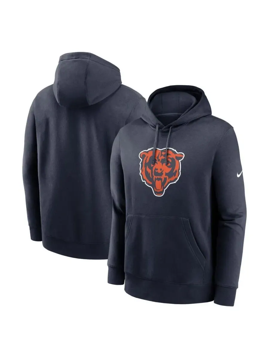 Толстовка с капюшоном Nike Club Logo — изображение 1 из 3, темно-синий
