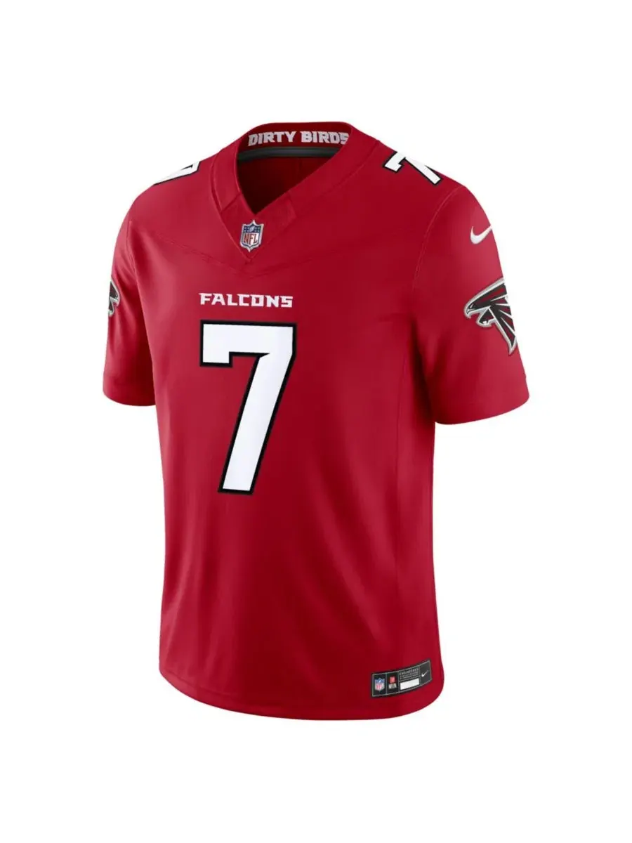 Футболка Nike Bijan Robinson Red Atlanta Falcons Vapor F.U.S.E. Sewn Down Limited — изображение 2 из 5, красный