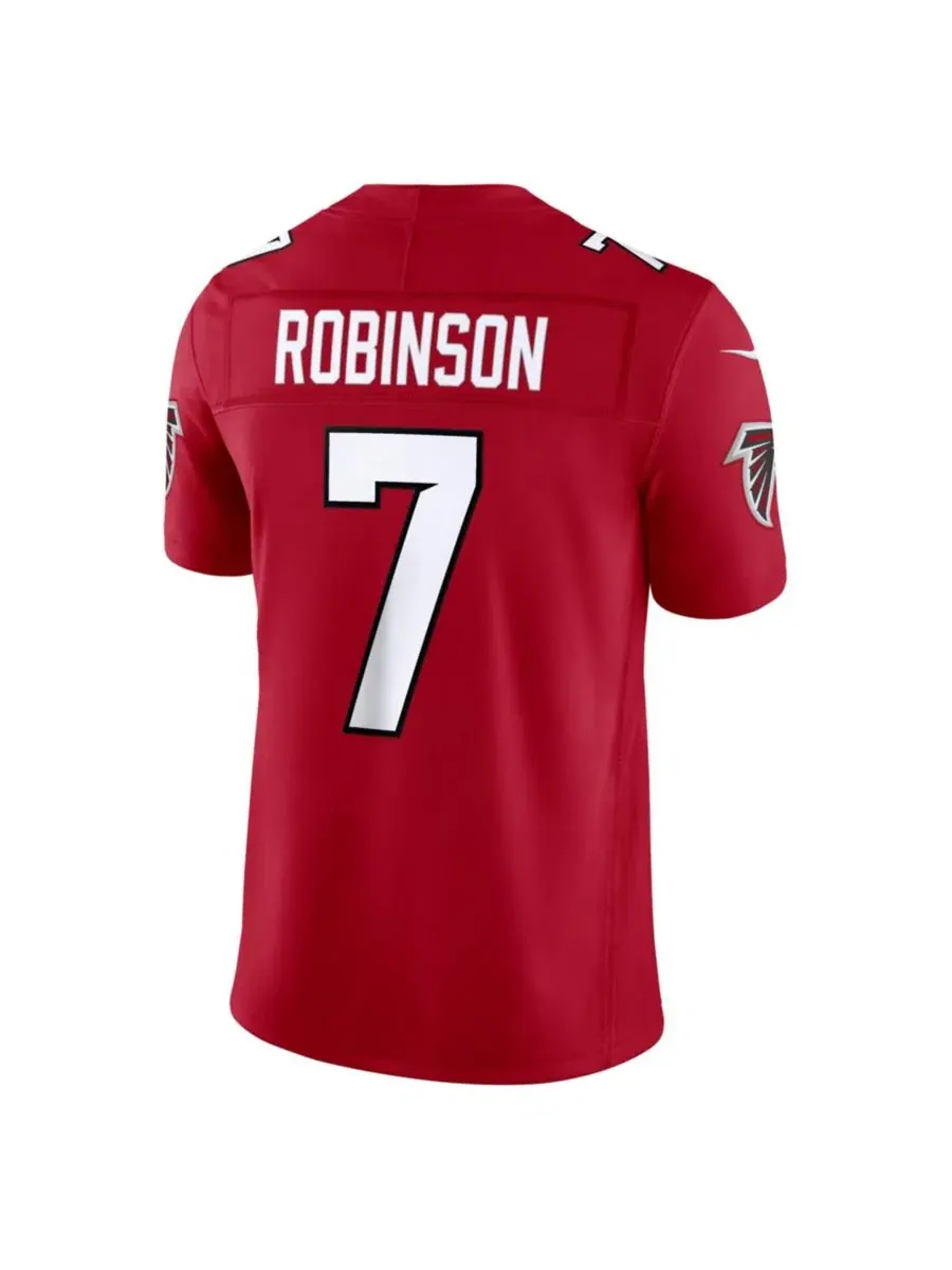 Футболка Nike Bijan Robinson Red Atlanta Falcons Vapor F.U.S.E. Sewn Down Limited — изображение 3 из 5, красный