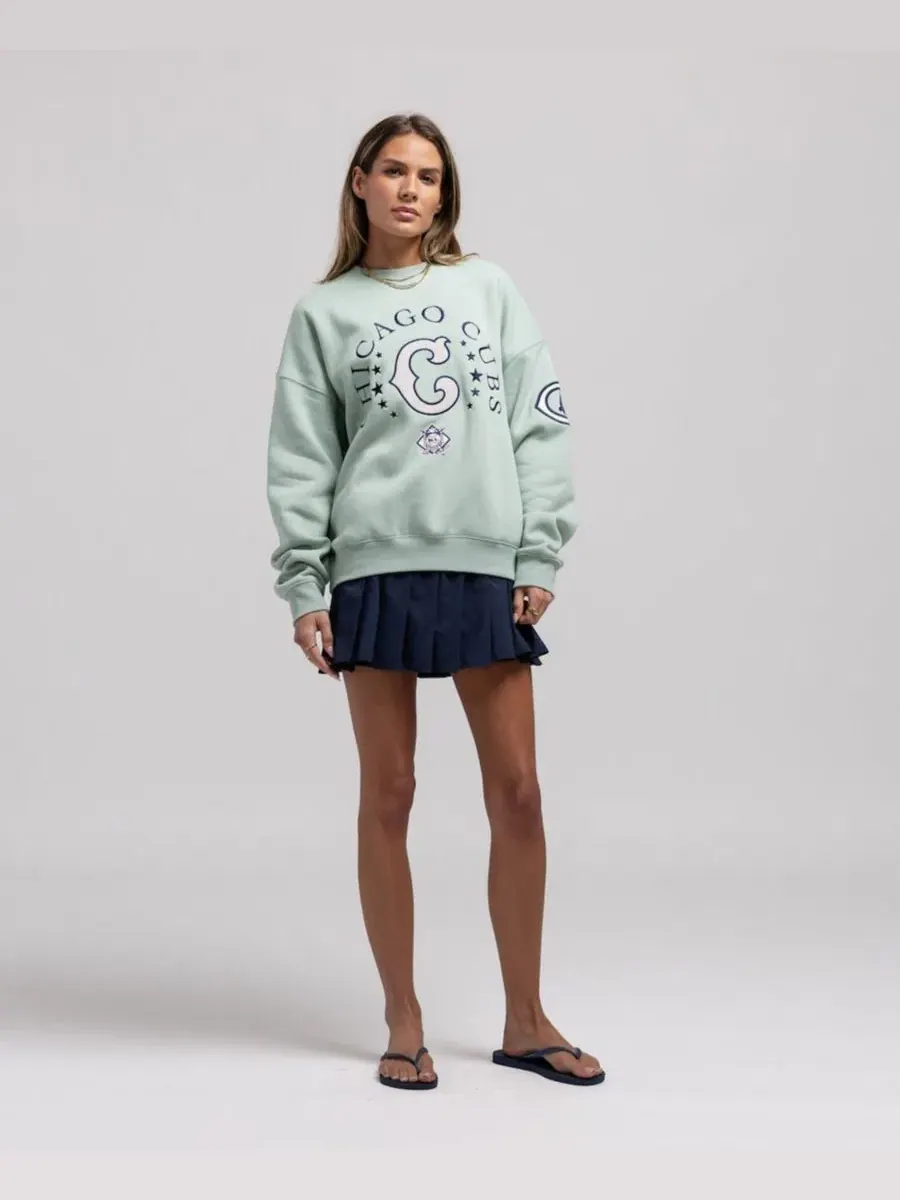 Свитшот с принтом Yacht Rock Mitchell & Ness — изображение 1 из 3, зеленый