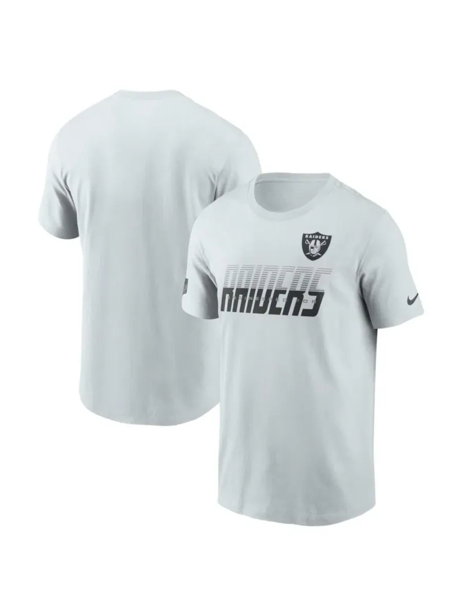 Футболка Nike с принтом Las Vegas Raiders — изображение 1 из 3, серый
