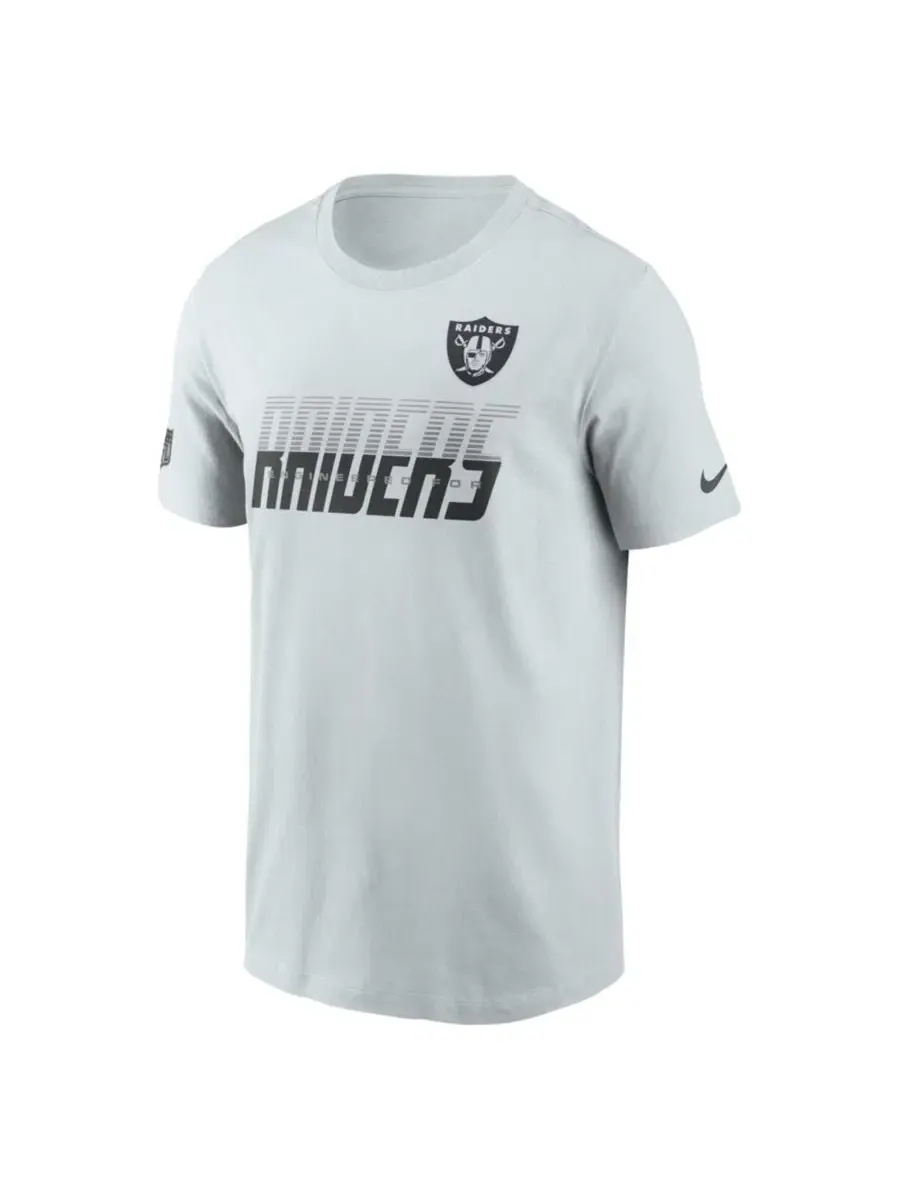 Футболка Nike с принтом Las Vegas Raiders — изображение 2 из 3, серый