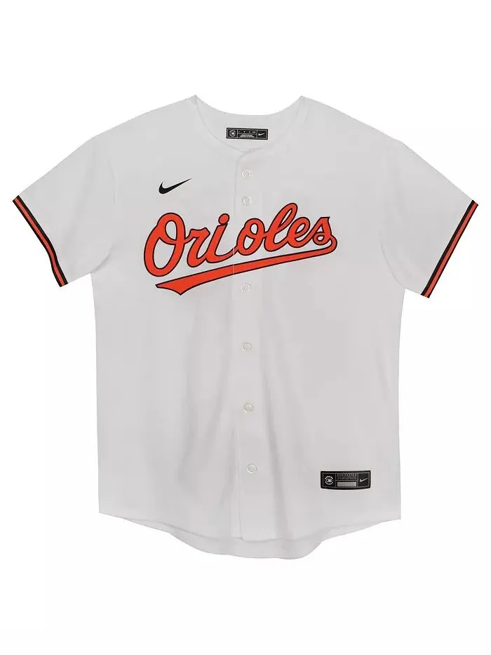 Дошкольный Эдли Ратчман Белая майка для домашней игры Baltimore Orioles Nike — изображение 3 из 3