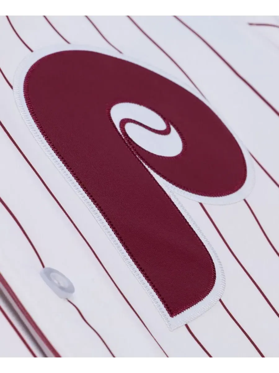 Джерси Mitchell & Ness Chase Utley Philadelphia Phillies 2003 Cooperstown Collection Authentic — изображение 4 из 4, белый