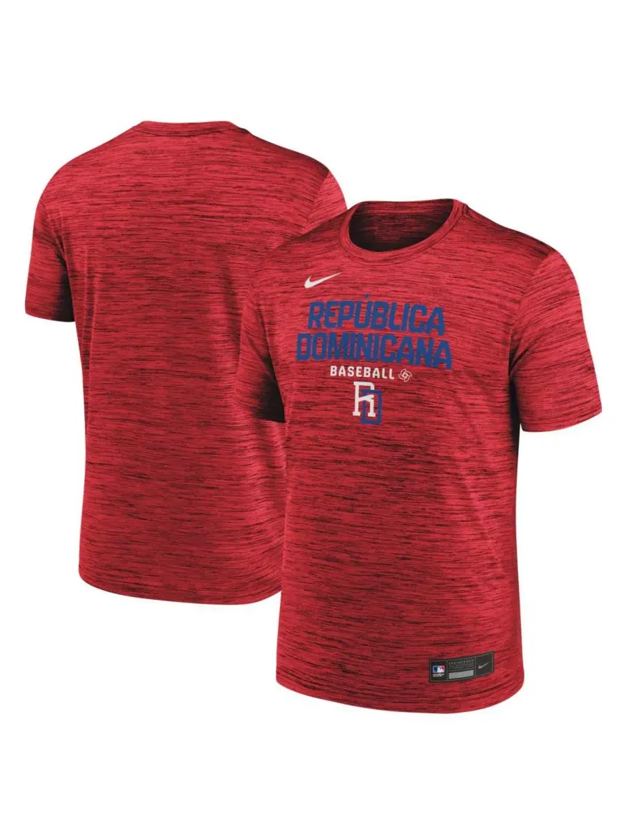 Футболка Velocity Dri-FIT с принтом Nike — изображение 1 из 3, красный