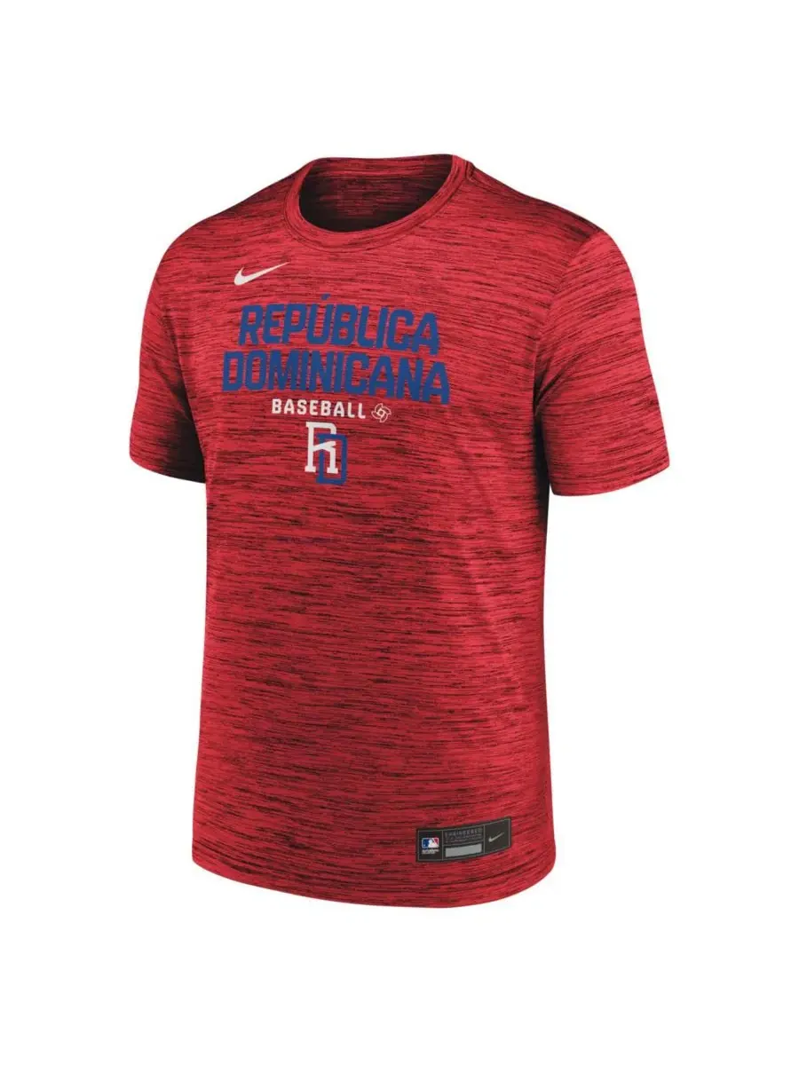 Футболка Velocity Dri-FIT с принтом Nike — изображение 2 из 3, красный