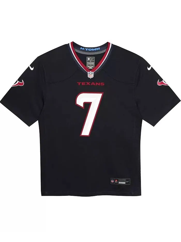 Nike Toddler CJ Stroud Navy Houston Texans Игровая майка Outerstuff — изображение 2 из 3