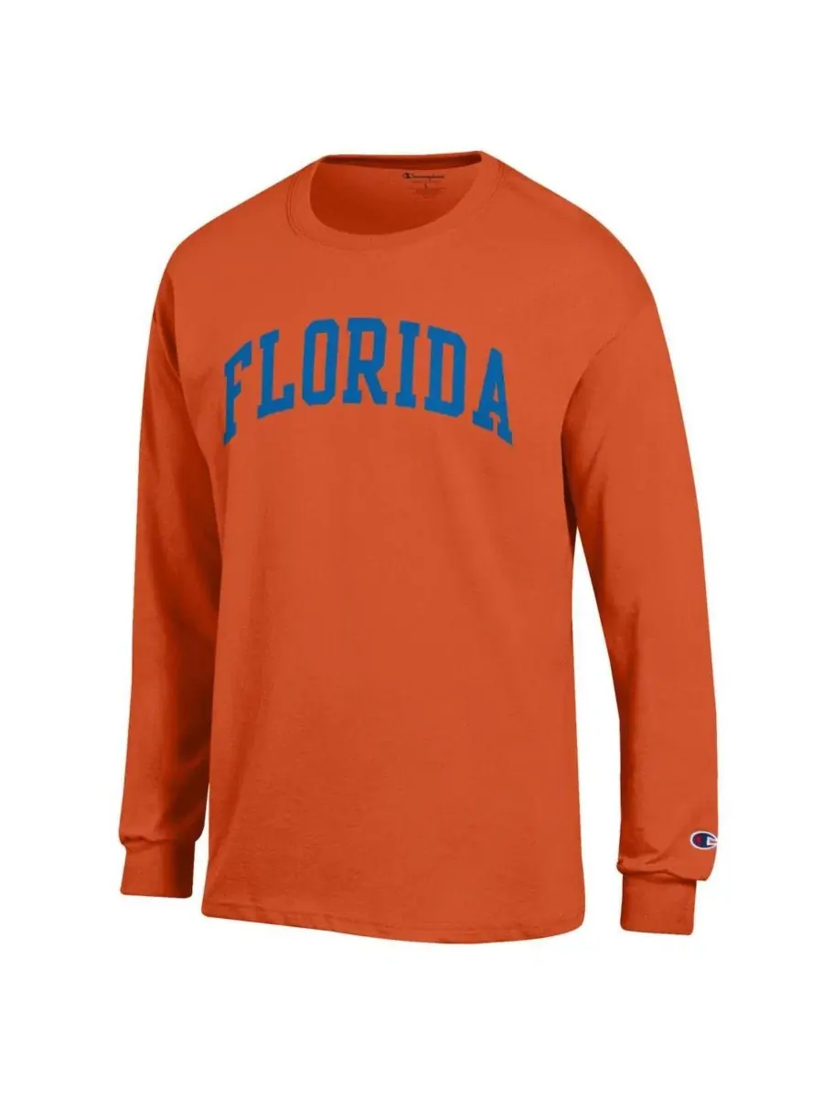 Футболка с длинным рукавом с принтом Florida Gators Champion — изображение 3 из 3, оранжевый