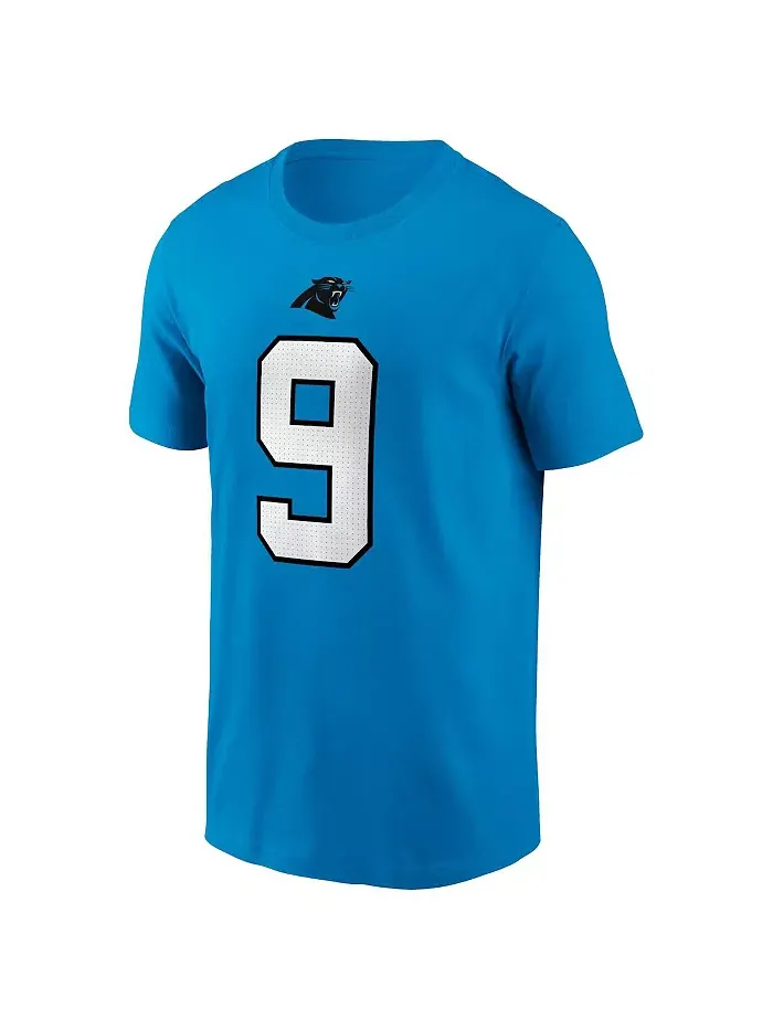 Футболка Nike с именем и номером игрока Bryce Young, синяя, Carolina Panthers, первый раунд драфта — изображение 3 из 3