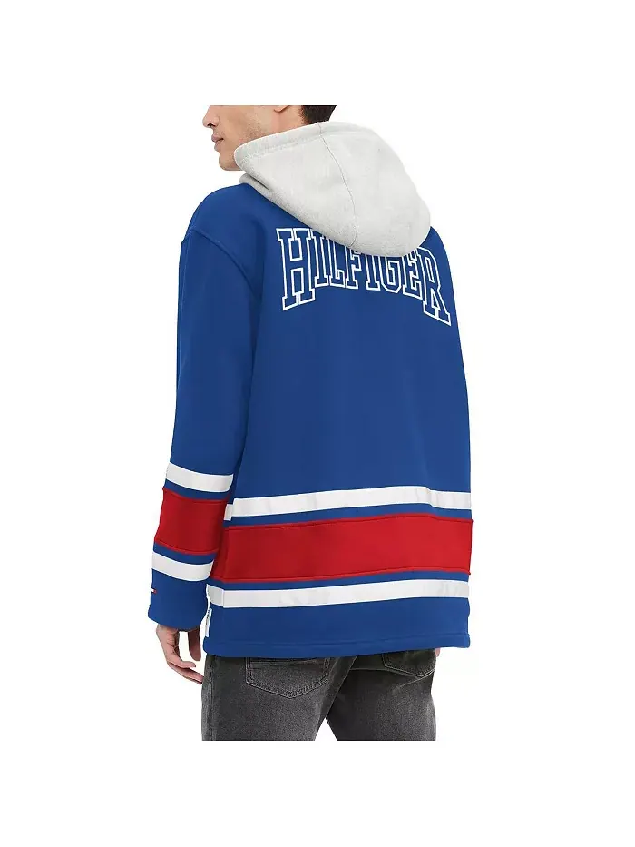 Мужская модная толстовка с капюшоном Royal Buffalo Bills Ivan Tommy Hilfiger — изображение 2 из 3